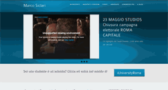 Desktop Screenshot of marcosiclari.it